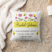 Bébé de l'abeille mignonne Coussin (Couverture)
