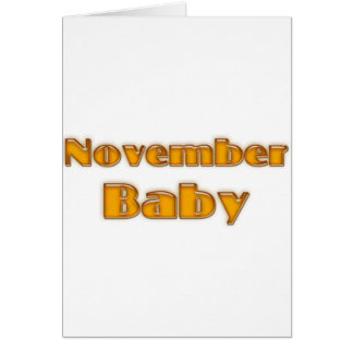 Bébé de novembre