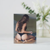 Bébé de plage d'été  Photo  Carte postale (Debout devant)