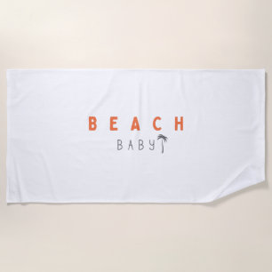 bébé de plage. Serviettes de plage