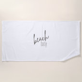 bébé de plage. Serviettes de plage (Devant)