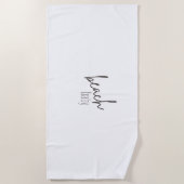 bébé de plage. Serviettes de plage (Devant)