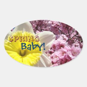Bébé de printemps ! autocollants Fleur de jonquill