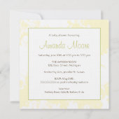 Bébé de sommeil - invitation de baby shower (Dos)