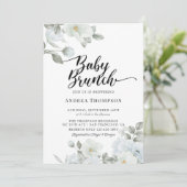 Bébé de verdure Invitations Brunch (Debout devant)