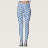 Bébé d'eau - Leggings de pieuvre bleu (Devant)
