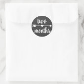 Bébé deux mois Stickers en pierre (Sac)