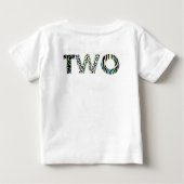 Bébé Deux t-shirt sauvage pour l'anniversaire (Dos)