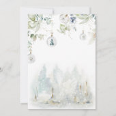 Bébé d'hiver C'est une invitation à la douche exté (Dos)