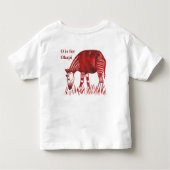 Bébé d'illustration d'okapi et T-shirt des enfants (Dos)