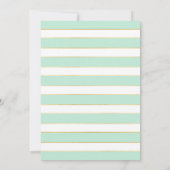 Bébé d'or et de menthe c'est invitation froid de (Dos)