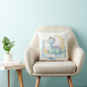 Bébé Dormir Dragon Boho Nom Nursery Coussin (Chaise)
