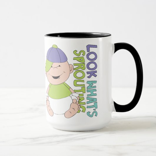 Bébé-Douche #4 Cadeau Ringer Mug (Droite)