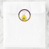 Bébé doux Bee Girl Sticker Merci (Sac)