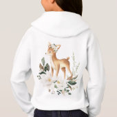 Bébé doux Cerf ivoire Flore verdure (Dos)