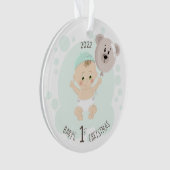 Bébé doux et ballon d'ours (devant)