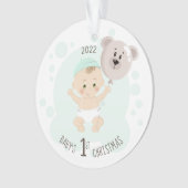 Bébé doux et ballon d'ours (devant)