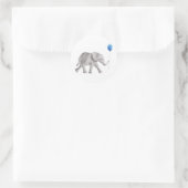 Bébé doux Étiquette éléphant, étiquette cadeau de  (Sac)