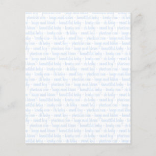 Bébé doux garçon bleu papier à rebut