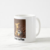 Bébé doux Giraffe café Mug (Devant droit)