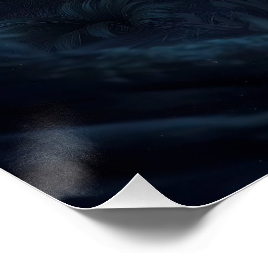 Bebé Dragon in het Enchanted Forest Perfect Poster (Hoek)