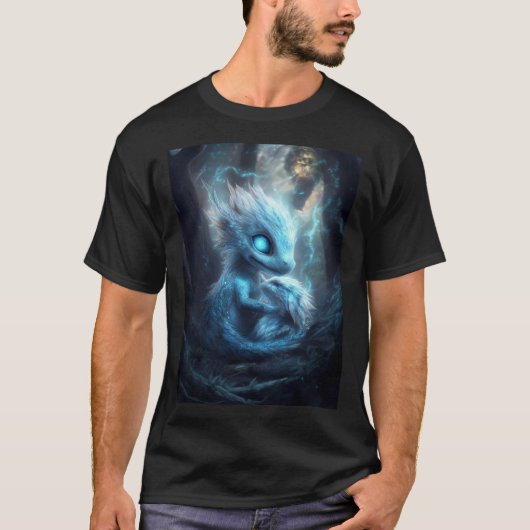 Bebé Dragon in het Enchanted Forest T-shirt (Voorkant)