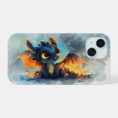 Bébé Dragon mignon de couleur étonnante. (Verso Horizontal)