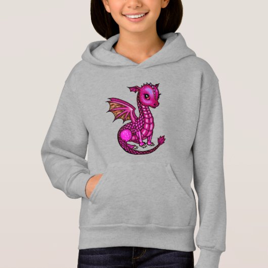 Bébé Dragon Rose Mignon (Devant)