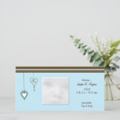 Bébé du Coeur bleu Cartes photos (Debout devant)