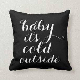 Bébé du coussin c'est extérieur froid - noir