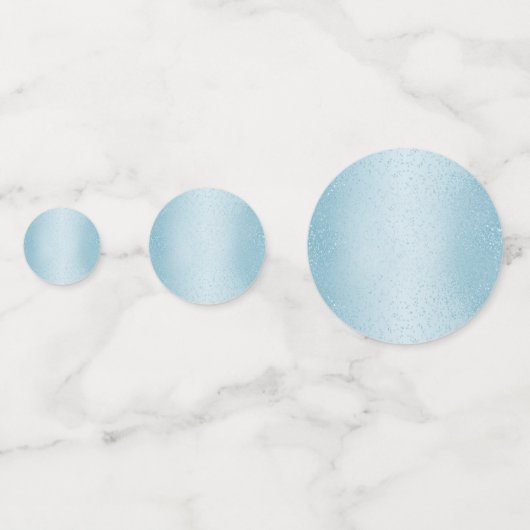 Bébé élégant confettis pailletés bleu (Derrière)