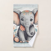 Bébé éléphant (Serviette à main)