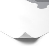 Bébé éléphant avec ballons Poster (Coin)