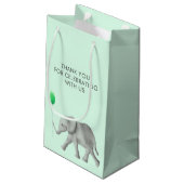 Bébé Eléphant Baby shower Cadeaux Sacs pour Faveur (Dos Angle)