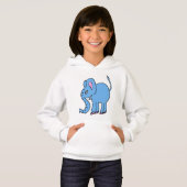 bébé éléphant hoody (Devant entier)