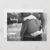 Bébé en cours Ultrasound Faire-part de grossesse (Devant)