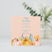 bébé en fleur baby shower invitation (Debout devant)
