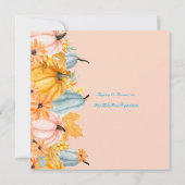 bébé en fleur baby shower invitation (Dos)