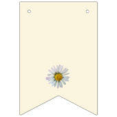 Bébé en Fleur Bannière - Décor de douche fleurie (Premier drapeau)