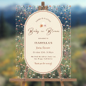 Bébé en Fleur Boho Chic Floral Jardin Fête Douche