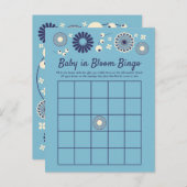 Bébé en Fleur Douche Bingo Cartes de jeu (Devant / Derrière)