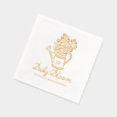 Bébé en fleurs Baby shower d'arrosage floral (Gauche)