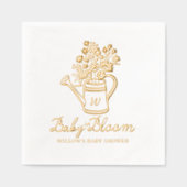 Bébé en fleurs Baby shower d'arrosage floral (Recto)