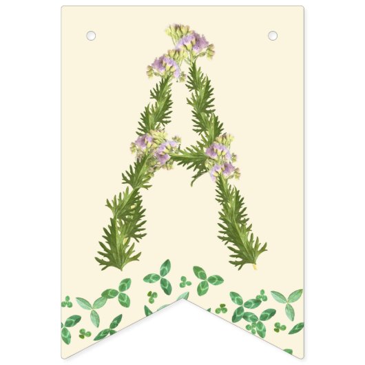 Bébé en fleurs bannière (Troisième drapeau)