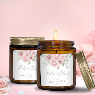 Bébé en fleurs Stickers Baby shower