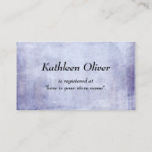 Bébé en route ! Grunge Purple Carte Cadeau (Dos)