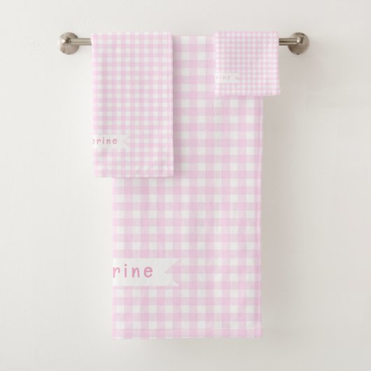 Bébé En vichy Pastel Rose (En situation)