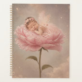 Bébé endormi fleur rose (Devant)