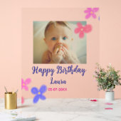 Bébé enfants 1er anniversaire ajouter le nom date (Mariage)