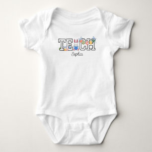 Bébé enseignant & Lapin de Pâques et Body Bébé Liv